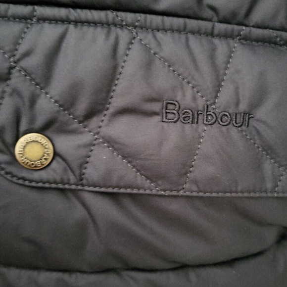 Barbour Cavalry Quilted Stretch Gilet Vest in Dark Navy - Picture 9 of 9